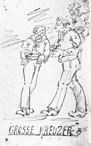 Karikatur Grosse Kreuzer