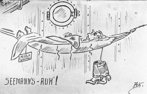 Karikatur Seemanns-Ruh