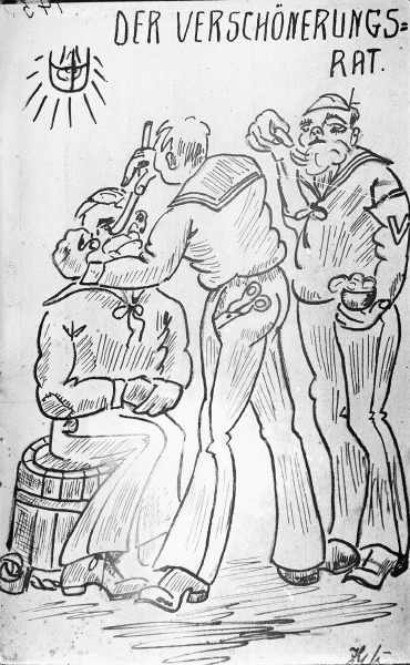 Karikatur Versch�nerung